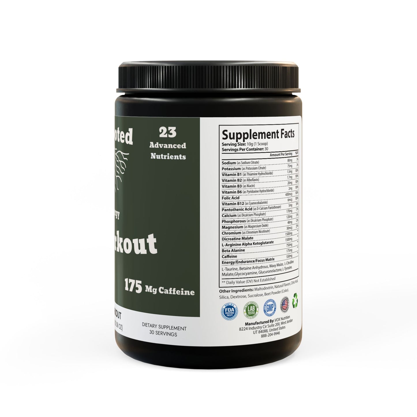Pre-Workout Supplement, Watermelon (300g, 10.58oz)