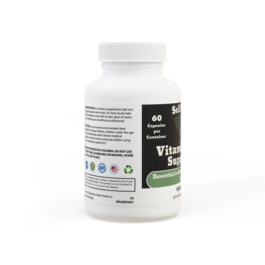 Vitamin K2 + D3 Supplement (60 Capsules)