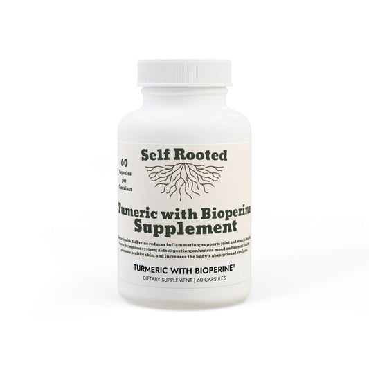 Turmeric with BioPerine® (Black Pepper Fruit Extract) Supplement (60 Capsules)