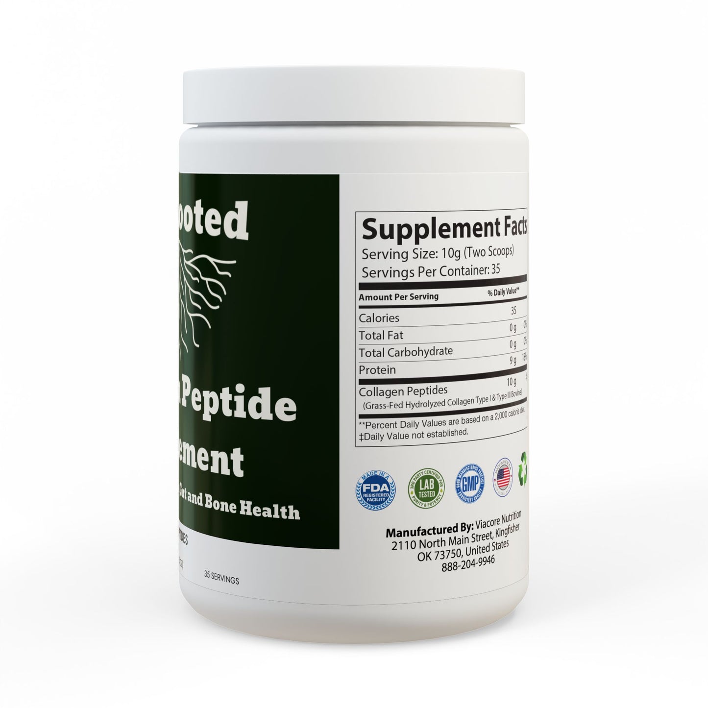 Collagen Peptides Type I & III Supplement (350g, 12.3oz)