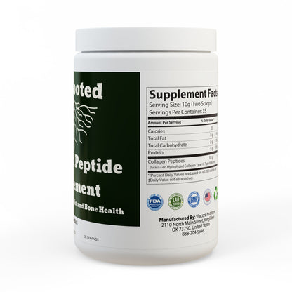 Collagen Peptides Type I & III Supplement (350g, 12.3oz)